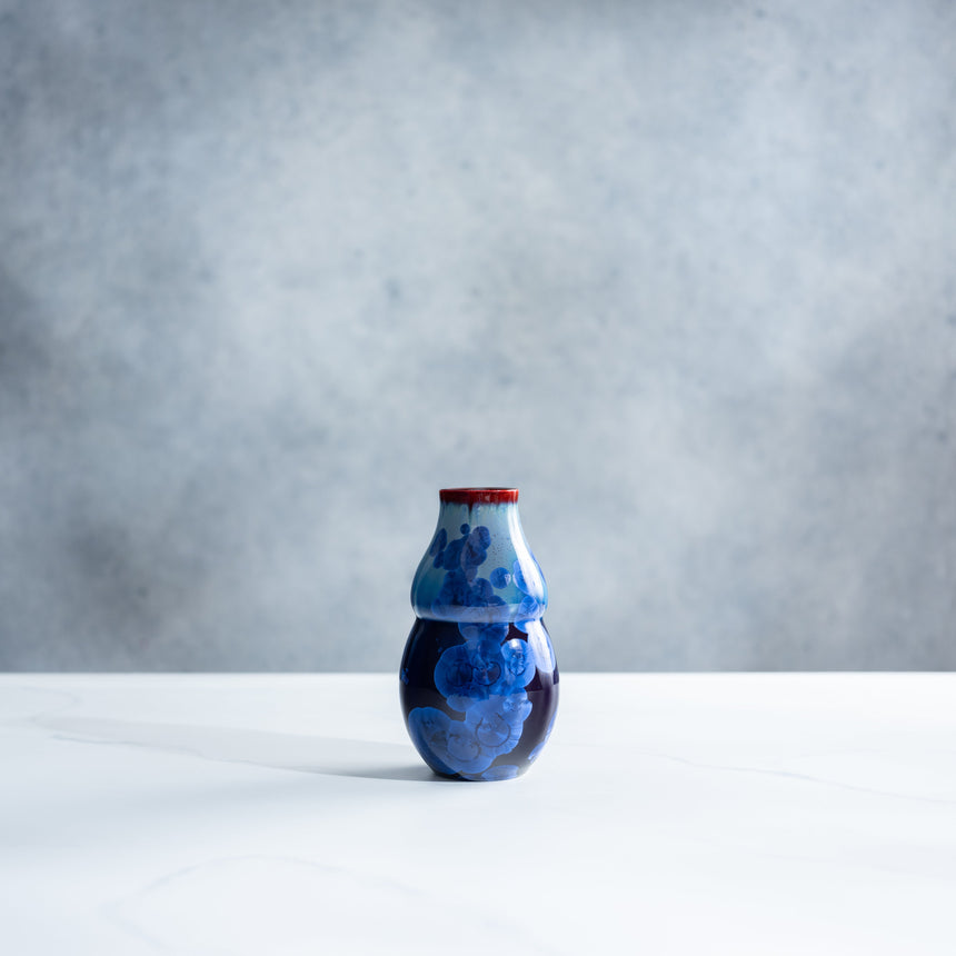 AJ Evansen - Blue Vase Ceramic Vessel Day in the Life Gallery 