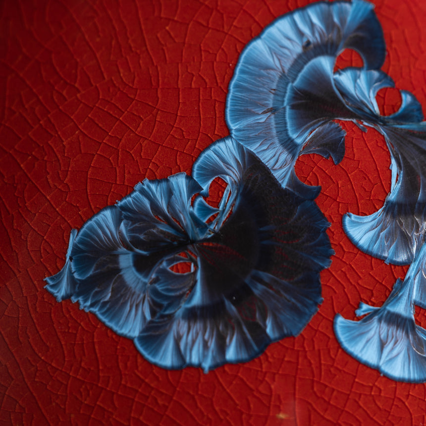 AJ Evansen - Large Red Vase Ceramic Vessel Day in the Life Gallery