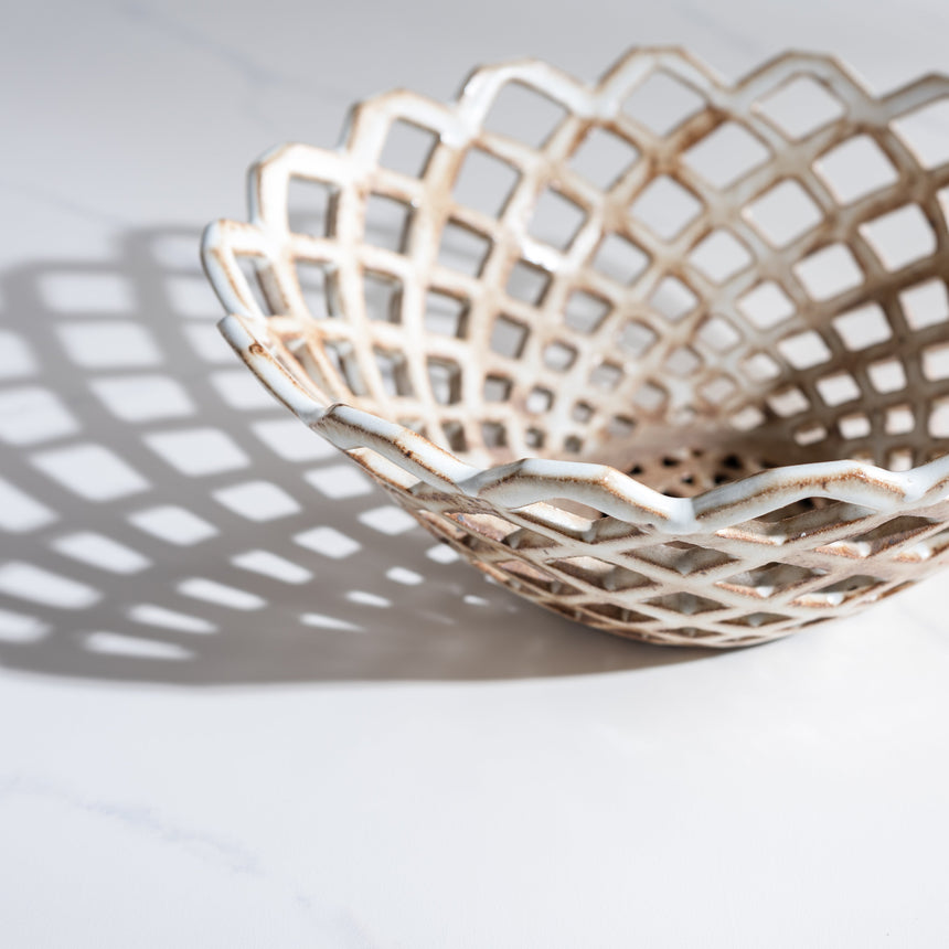 AJ Evansen - Lattice Bowl Ceramic Vessel Day in the Life Gallery