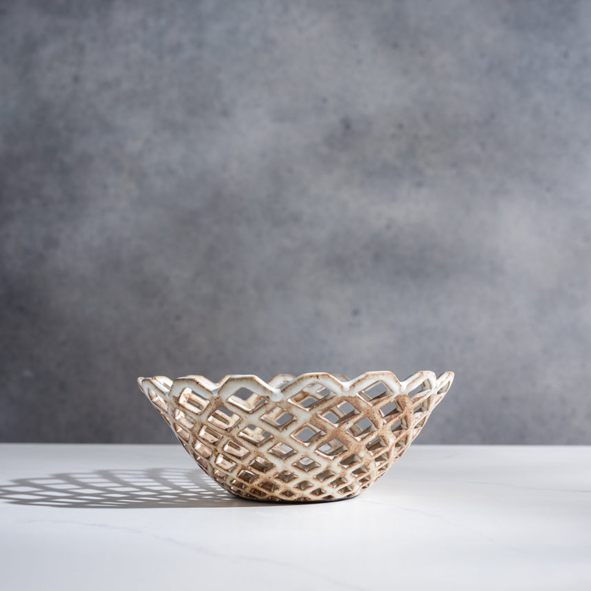 AJ Evansen - Lattice Bowl Ceramic Vessel Day in the Life Gallery