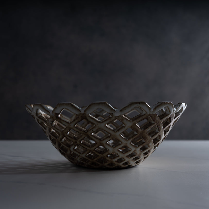 AJ Evansen - Lattice Bowl Ceramic Vessel Day in the Life Gallery