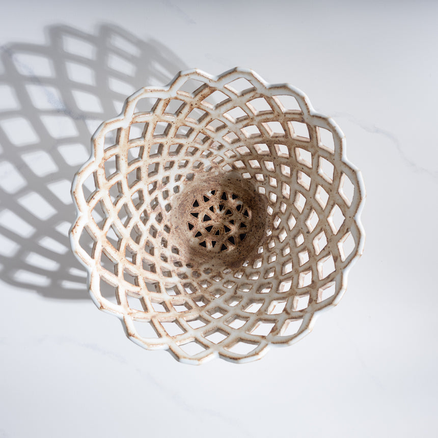 AJ Evansen - Lattice Bowl Ceramic Vessel Day in the Life Gallery