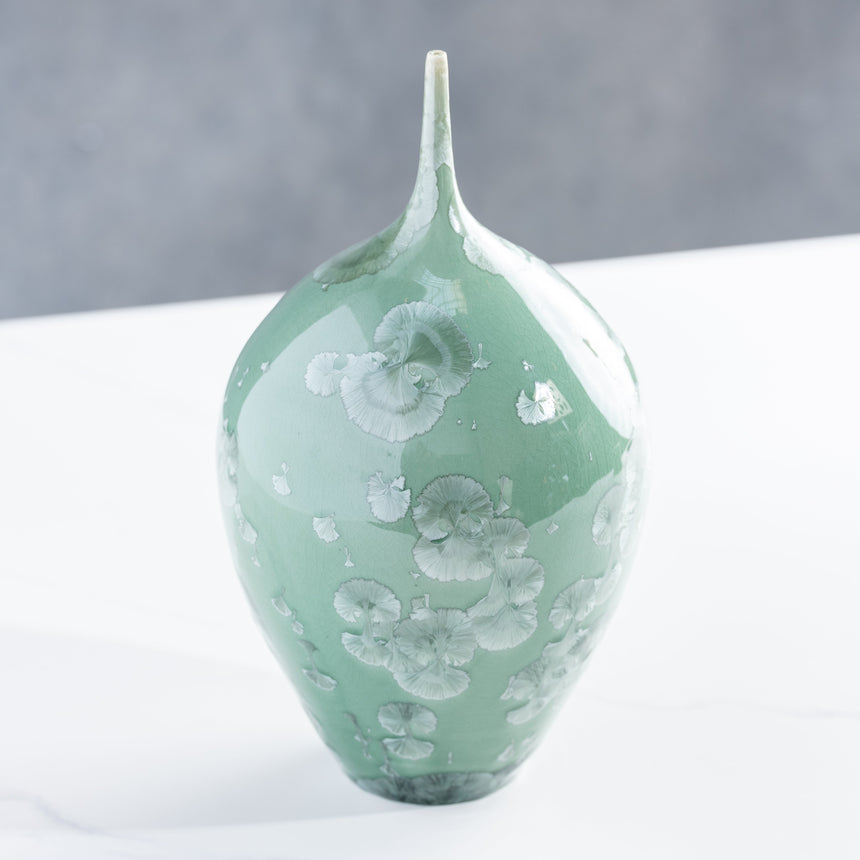 AJ Evansen - Pale Green Vessel 1 Ceramic Vessel Day in the Life Gallery