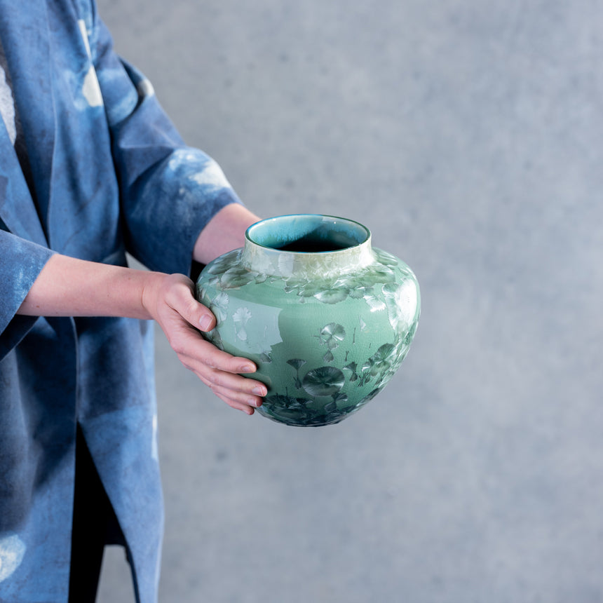 AJ Evansen - Pale Green Vessel 2 Ceramic Vessel Day in the Life Gallery 