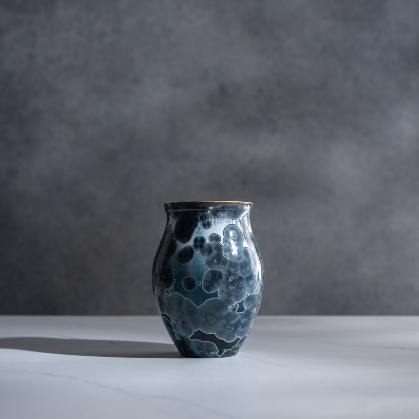 AJ Evansen - Turquoise Vase Ceramic Vessel Day in the Life Gallery