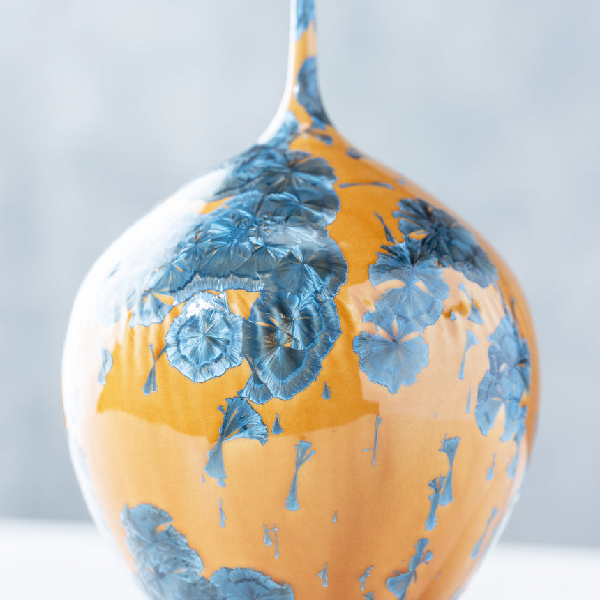 AJ Evansen - Yellow and Blue Vessel 2 Ceramic Vessel Day in the Life Gallery