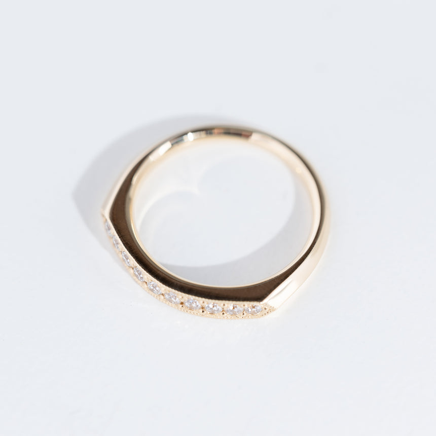 Alice Son - Gold Large Adora Band Ring Day in the Life Gallery