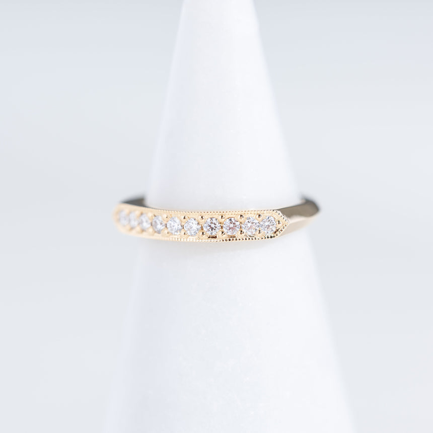 Alice Son - Gold Large Adora Band Ring Day in the Life Gallery
