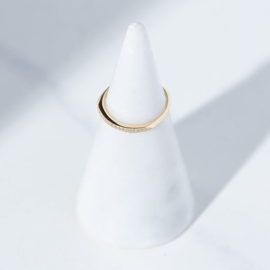 Alice Son - Gold Adora Band (Small) Ring Day in the Life Gallery