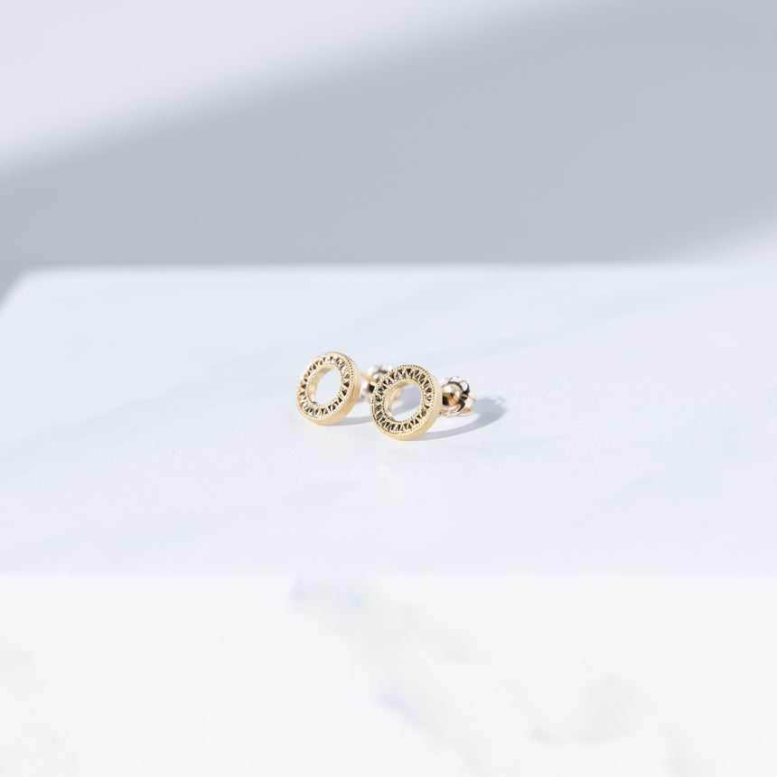 Alice Son - Gold Studs Earrings Day in the Life Gallery