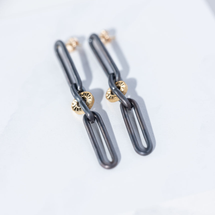 Alice Son - Lux Earrings Gold Earrings Day in the Life Gallery