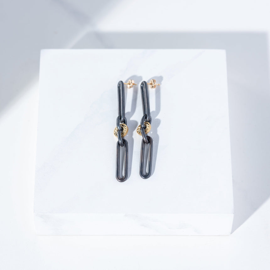 Alice Son - Lux Earrings Gold Earrings Day in the Life Gallery