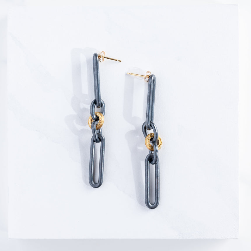 Alice Son - Lux Earrings Gold Earrings Day in the Life Gallery