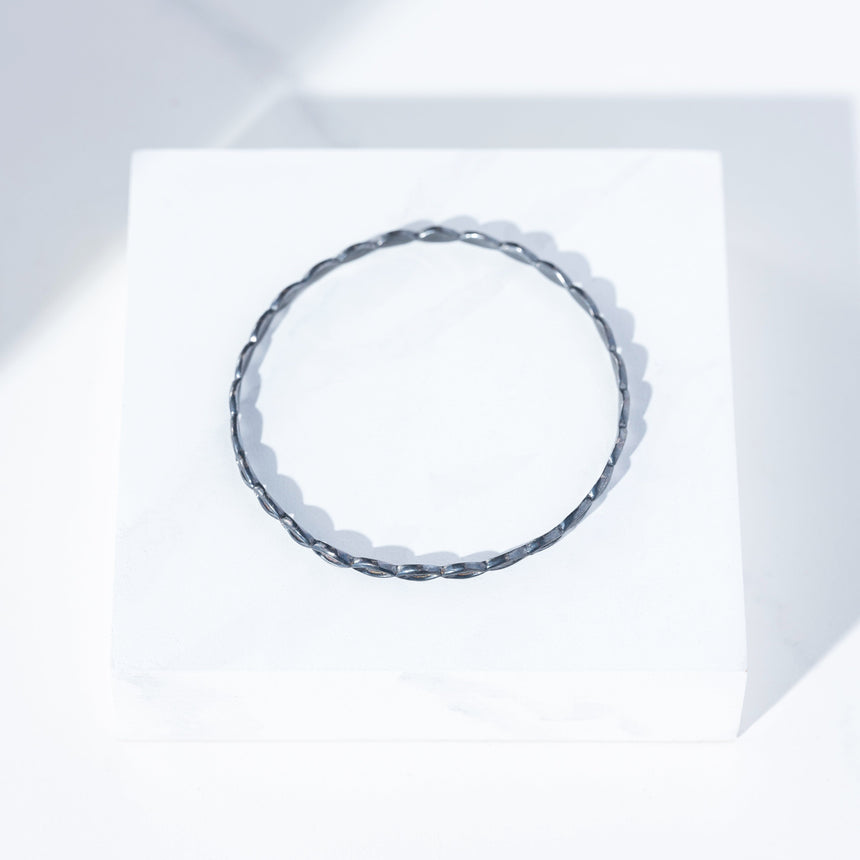 Alice Son - Silver Lovers Eyes Bangle Necklace Day in the Life Gallery