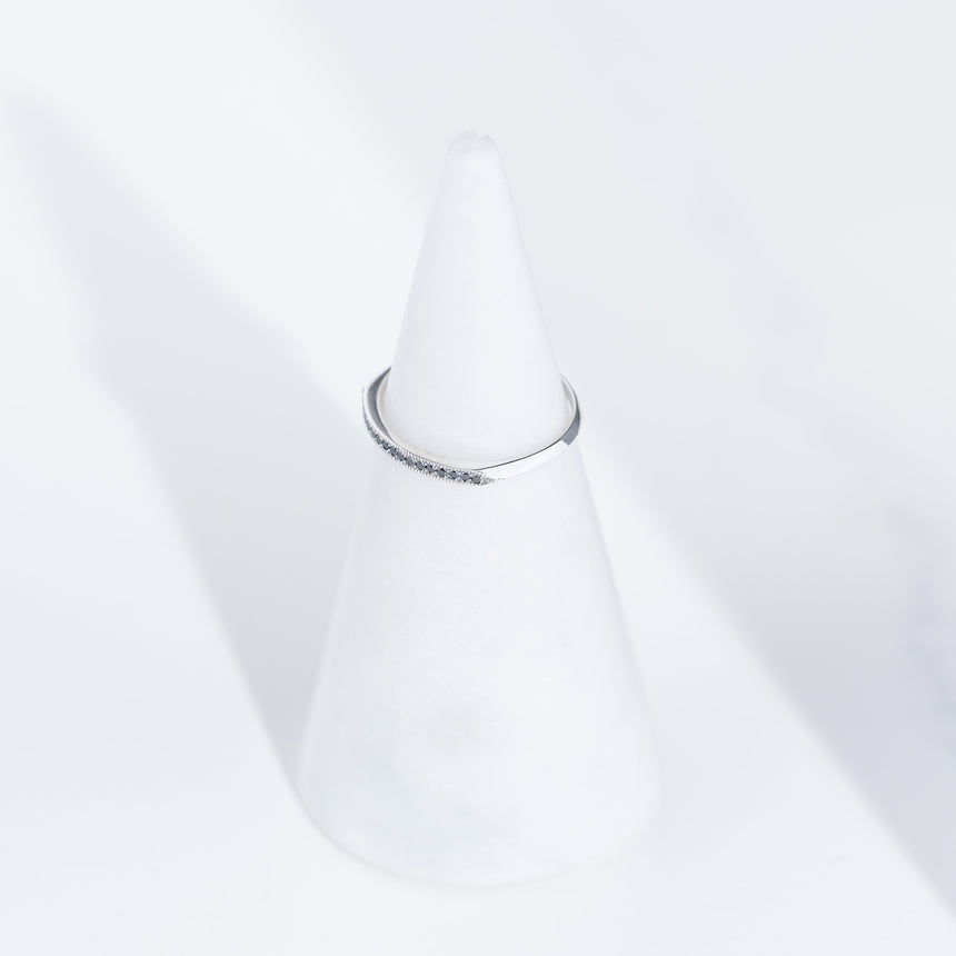 Alice Son - Silver Small Adora Band Ring Day in the Life Gallery