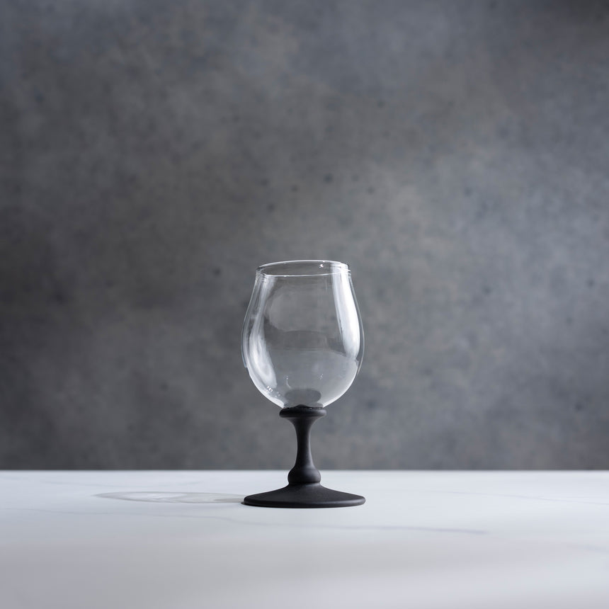 Andy Paiko - Drinking Glass with Etched Stem Glass Day in the Life Gallery
