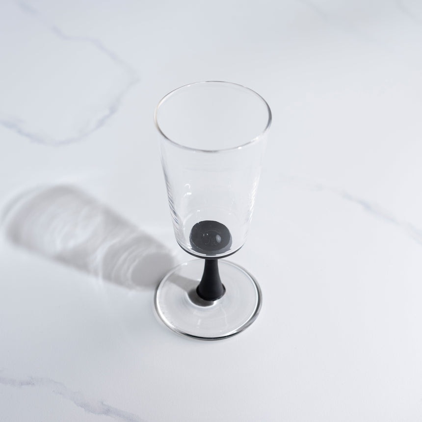 Andy Paiko - Drinking Glass with Etched Stem Glass Day in the Life Gallery