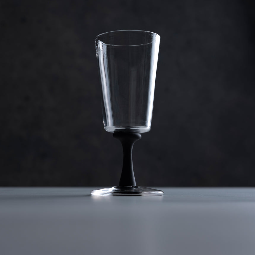 Andy Paiko - Drinking Glass with Etched Stem Glass Day in the Life Gallery