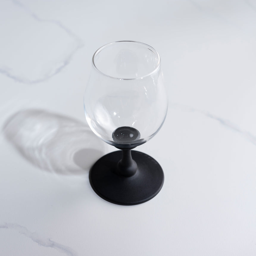 Andy Paiko - Drinking Glass with Etched Stem Glass Day in the Life Gallery