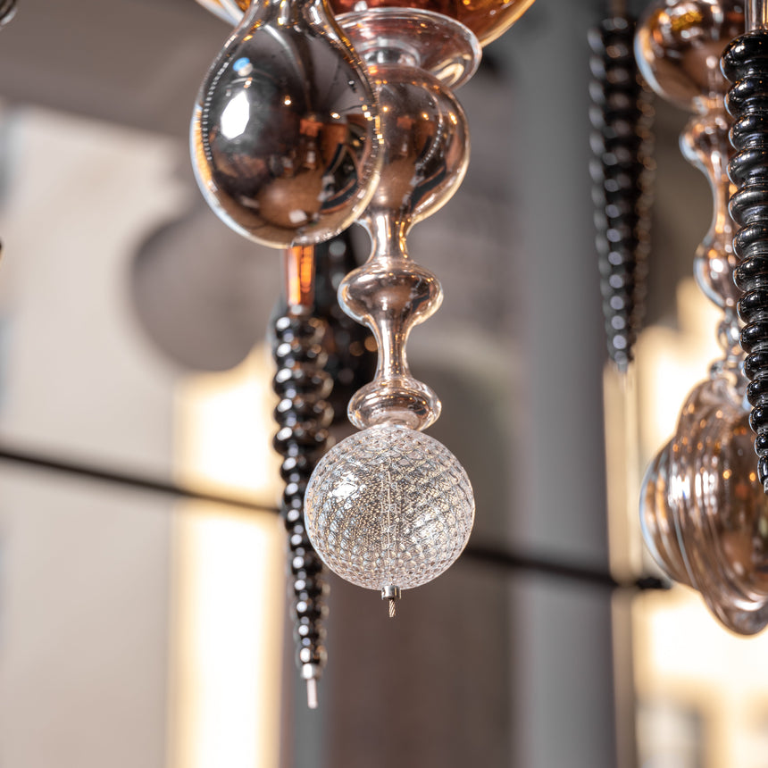 Andy Paiko - Handblown Glass Ceiling Installation Sculpture Day in the Life Gallery