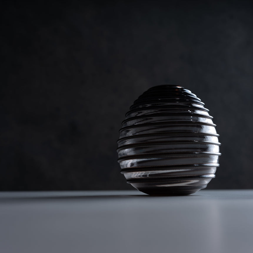 Andy Paiko - Rounded Spiral Vessel Glass Vessel Day in the Life Gallery