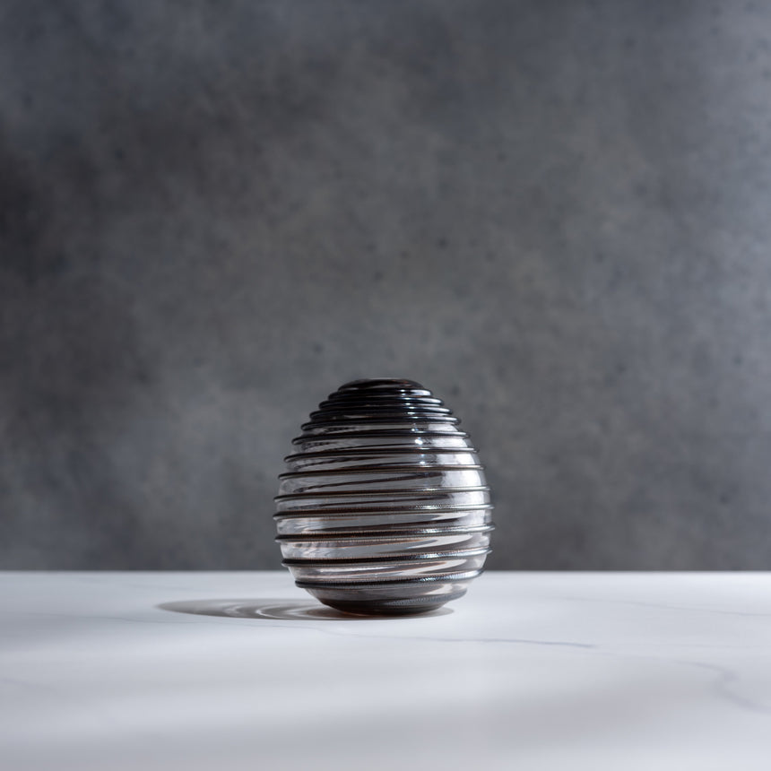 Andy Paiko - Rounded Spiral Vessel Glass Vessel Day in the Life Gallery