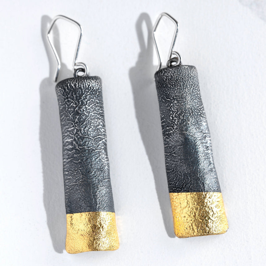 Ashley May - Bi-metal Totem Earrings Earring Day in the Life Gallery