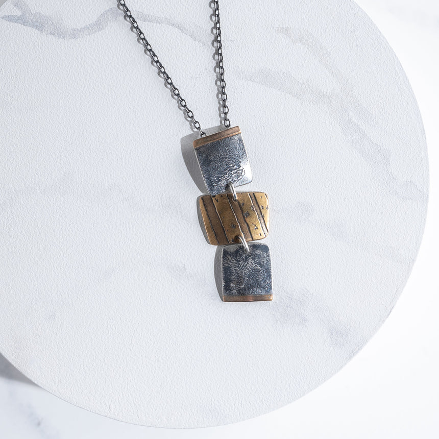 Ashley May - Harvest Tile Stack Necklace Necklace Day in the Life Gallery