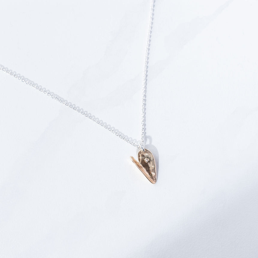 Ashley May - Heart Charm Necklace Necklace Day in the Life Gallery