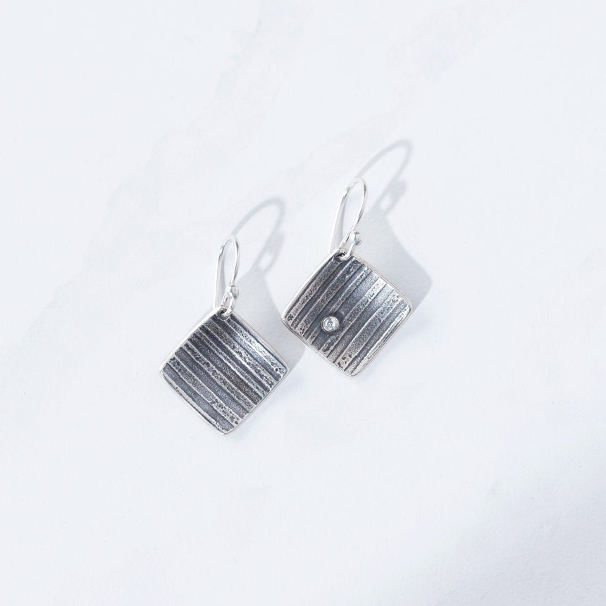 Ashley May - Horizon Square Earrings Earring Day in the Life Gallery