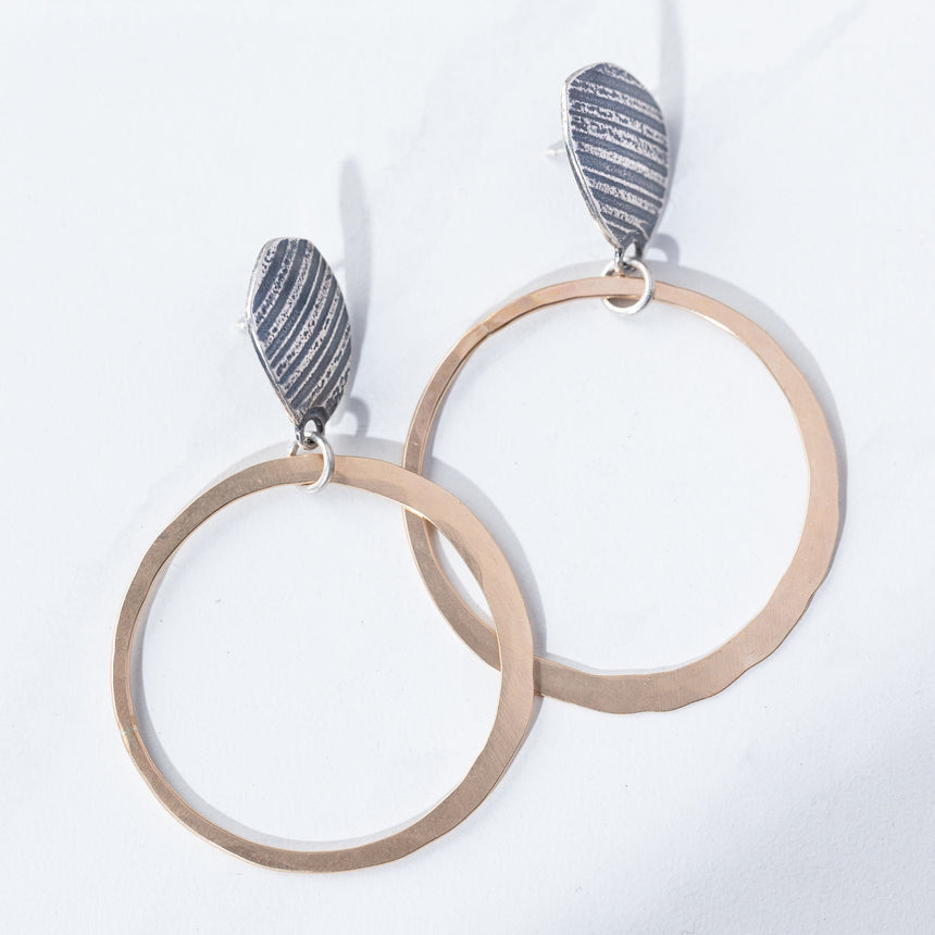 Ashley May - Orbit Hoop Earring Earring Day in the Life Gallery
