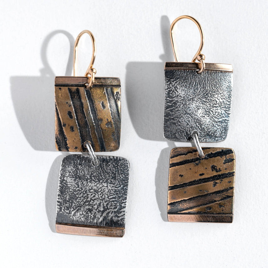 Ashley May - Tile Stack Earrings Earring Day in the Life Gallery