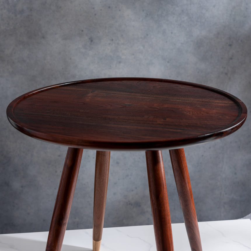Austin Heitzman - Occasional Table #1, Walnut and Maple Table Day in the Life Gallery