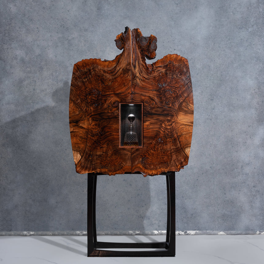 Austin Heitzman - Walnut Whiskey Armoire Cabinet Day in the Life Gallery