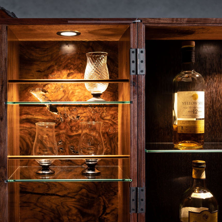Austin Heitzman - Walnut Whiskey Armoire Cabinet Day in the Life Gallery