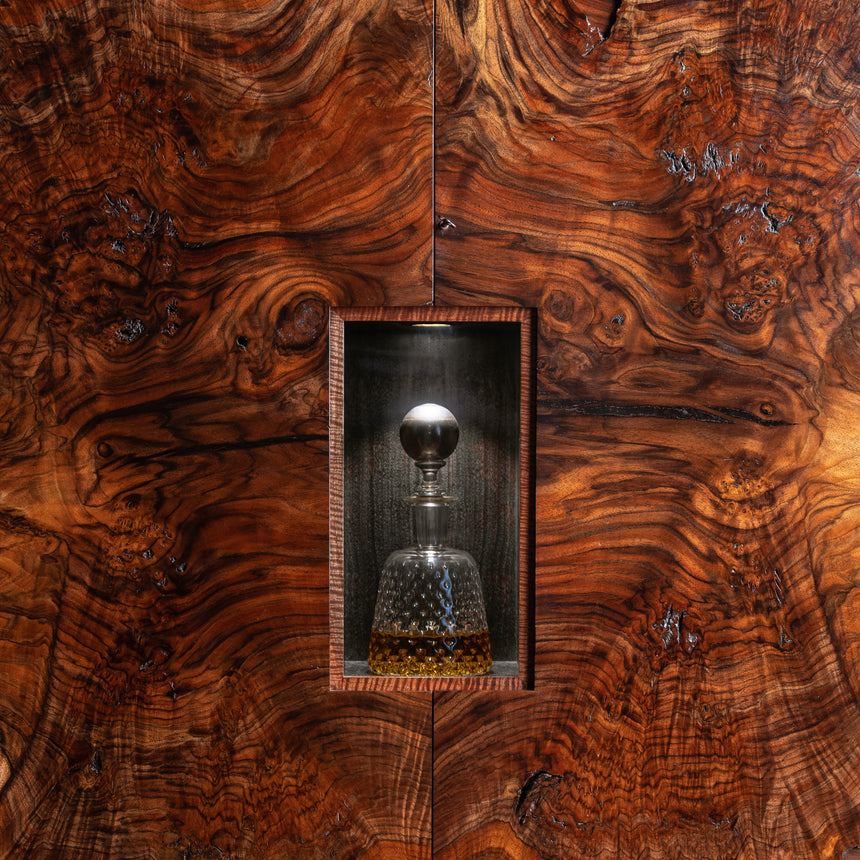 Austin Heitzman - Walnut Whiskey Armoire Cabinet Day in the Life Gallery
