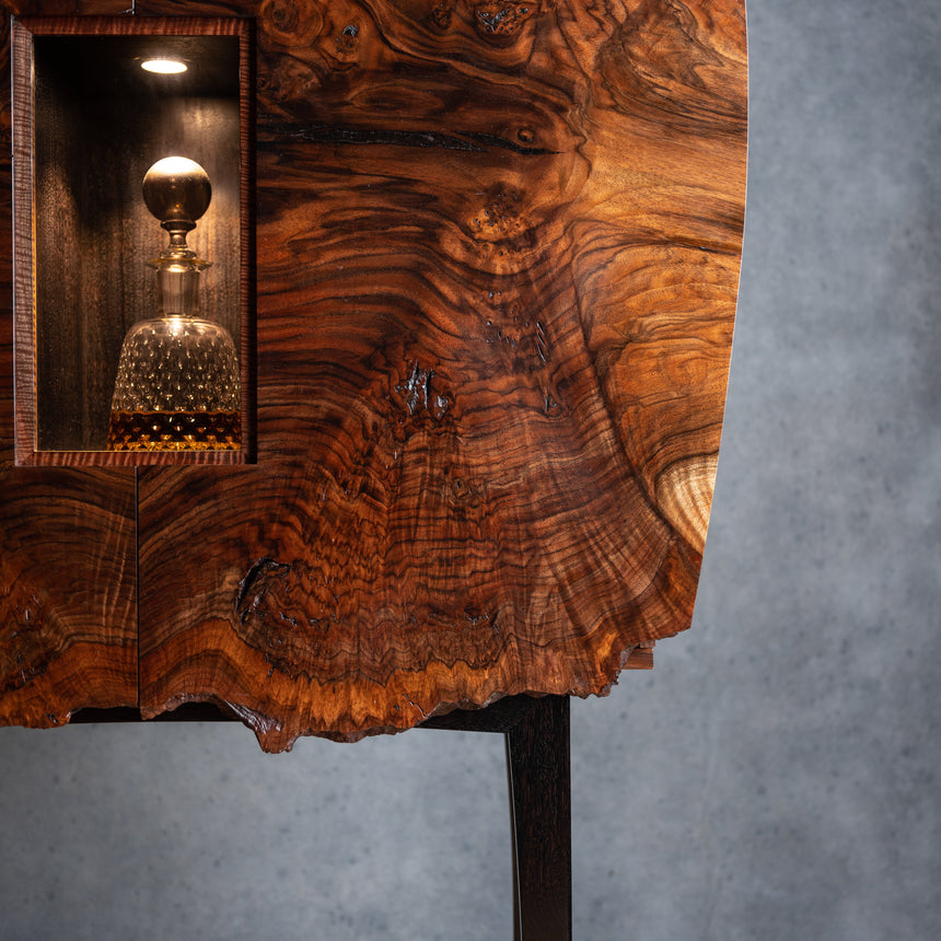 Austin Heitzman - Walnut Whiskey Armoire Cabinet Day in the Life Gallery