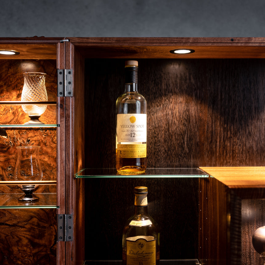 Austin Heitzman - Walnut Whiskey Armoire Cabinet Day in the Life Gallery