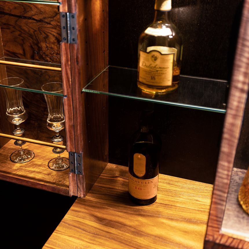 Austin Heitzman - Walnut Whiskey Armoire Cabinet Day in the Life Gallery