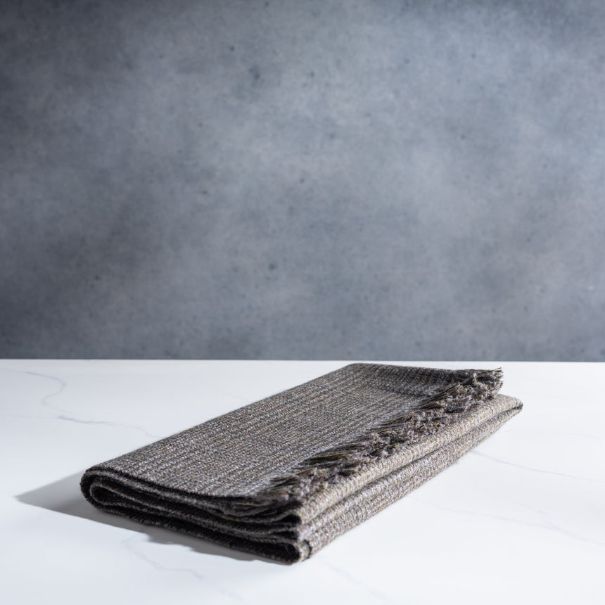Barb Lynn - Cashmere/Silk/Merino "Wildwood House Tweed" Blanket 2 Blanket Day in the Life Gallery