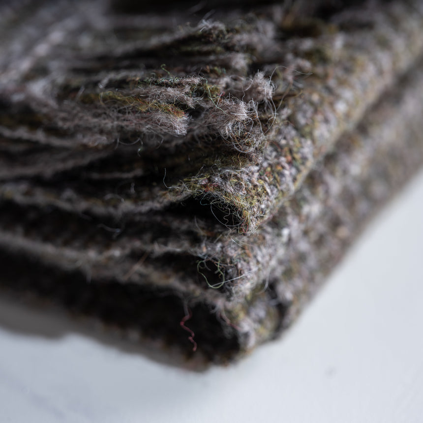 Barb Lynn - Cashmere/Silk/Merino "Wildwood House Tweed" Blanket 2 Blanket Day in the Life Gallery