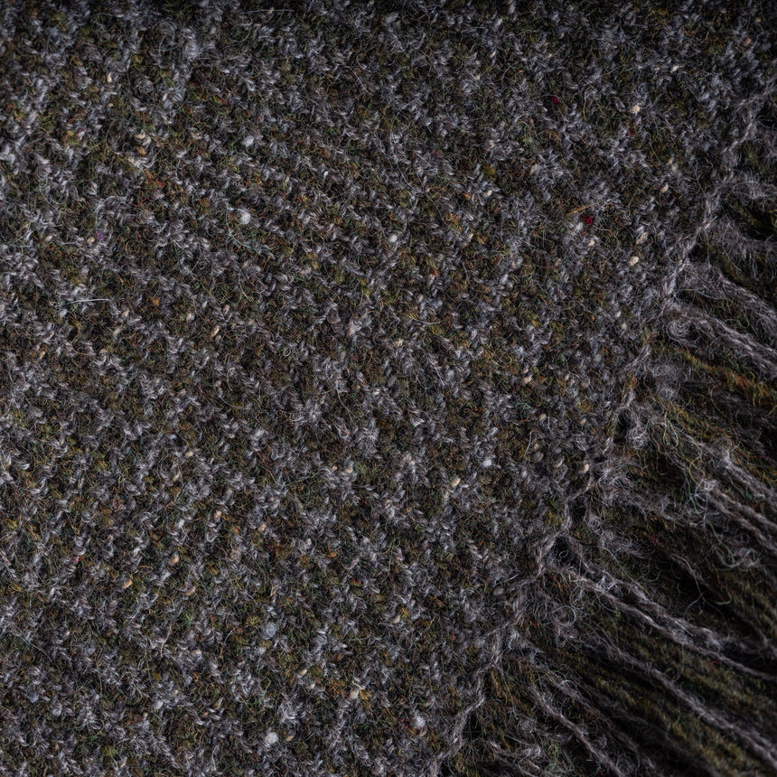 Barb Lynn - Cashmere/Silk/Merino "Wildwood House Tweed" Blanket 2 Blanket Day in the Life Gallery