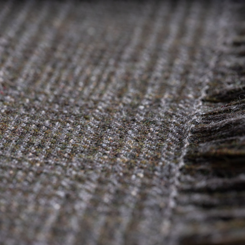 Barb Lynn - Cashmere/Silk/Merino "Wildwood House Tweed" Blanket 2 Blanket Day in the Life Gallery
