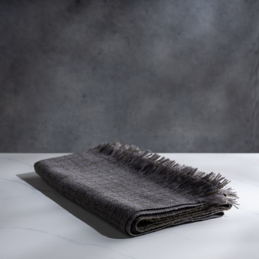 Barb Lynn - Cashmere/Silk/Merino "Wildwood House Tweed" Blanket Blanket Day in the Life Gallery