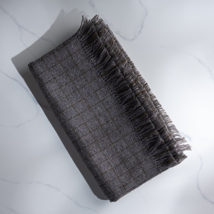 Barb Lynn - Cashmere/Silk/Merino "Wildwood House Tweed" Blanket Blanket Day in the Life Gallery