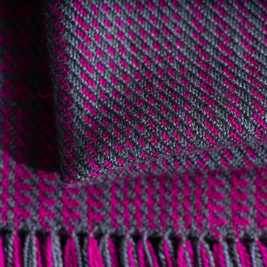 Barb Lynn - Pink and Grey Scarf Scarf Day in the Life Gallery