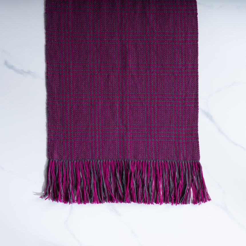 Barb Lynn - Pink and Grey Scarf Scarf Day in the Life Gallery