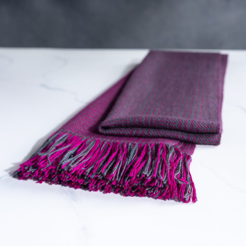 Barb Lynn - Pink and Grey Scarf Scarf Day in the Life Gallery