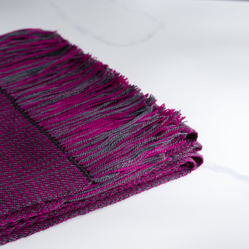 Barb Lynn - "Rhodolite" Cashmere/Silk Wrap Wrap Day in the Life Gallery