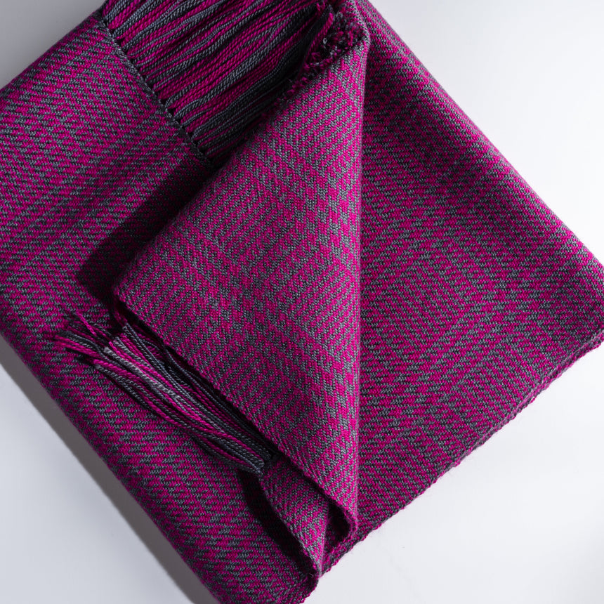 Barb Lynn - "Rhodolite" Cashmere/Silk Wrap Wrap Day in the Life Gallery